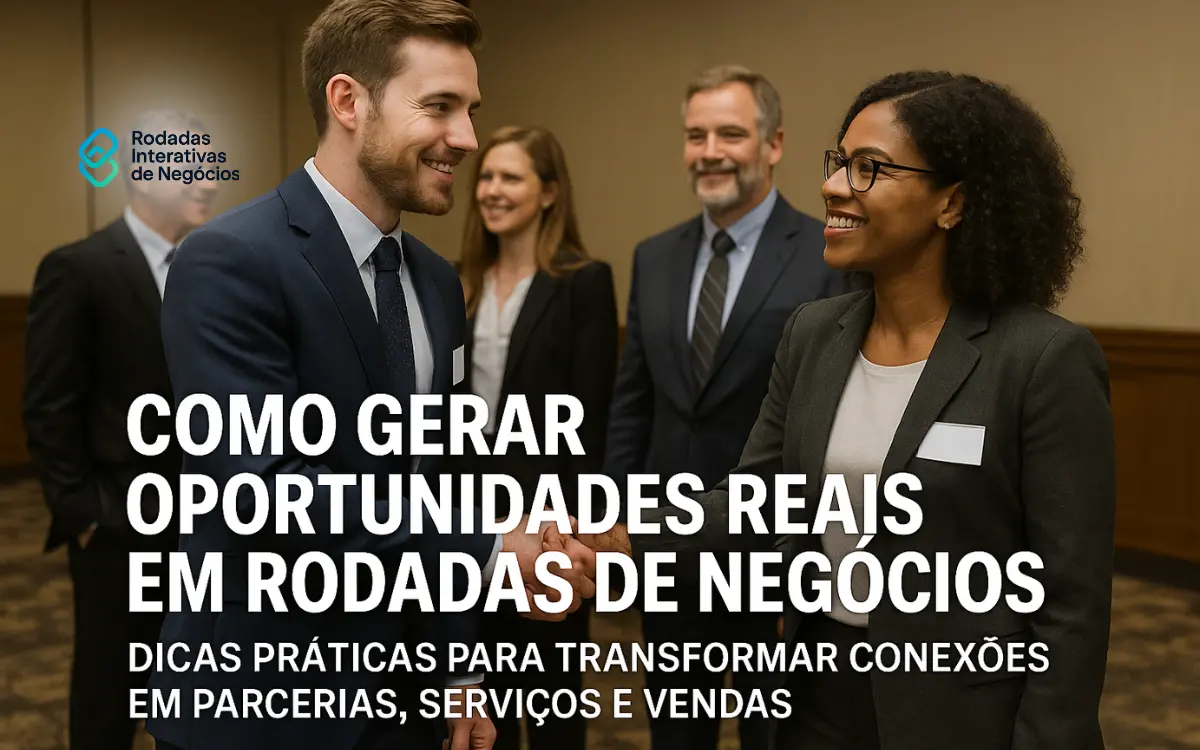  Como gerar oportunidades reais em rodadas de negócios
